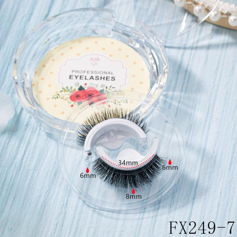 Buqikma Reusable False Eyelashes Waterproof and Easy to Apply