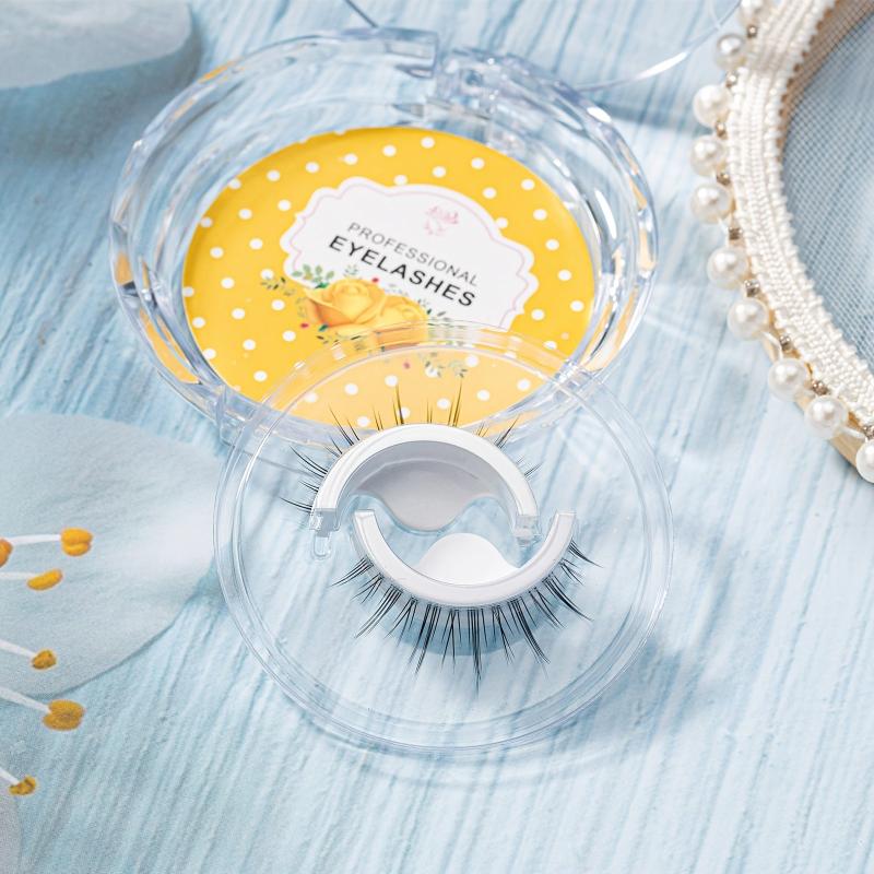 Buqikma Reusable False Eyelashes Waterproof and Easy to Apply