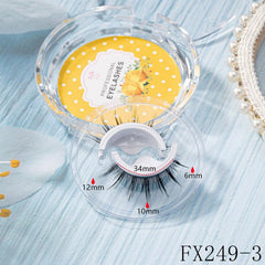Buqikma Reusable False Eyelashes Waterproof and Easy to Apply