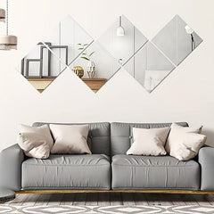 Acrylic Flexible Mirror Sheets Self Adhesive Mirror Tiles