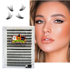 DIY Halloween Style Self Grafting Eyelashes 9 16mm Mixed Length D Curling