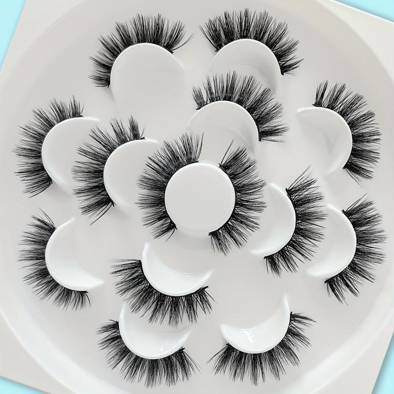7 Pairs 3D False Eyelashes Wispy Fluffy Thick Lashes
