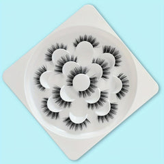 7 Pairs 3D False Eyelashes Wispy Fluffy Thick Lashes