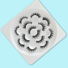 7 Pairs 3D False Eyelashes Wispy Fluffy Thick Lashes