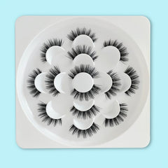 7 Pairs 3D False Eyelashes Wispy Fluffy Thick Lashes