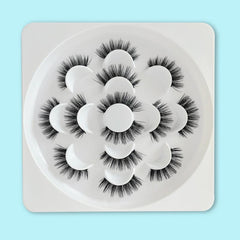 7 Pairs 3D False Eyelashes Wispy Fluffy Thick Lashes