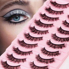 Soft & Curling False Eyelashes 3D Natural Makeup Lashes