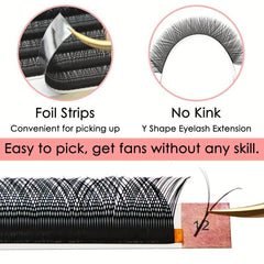 YY Shape 8 15mm Mixed Length Volume False Eyelashes
