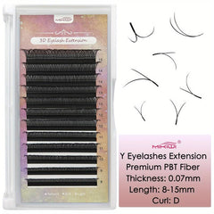 YY Shape 8 15mm Mixed Length Volume False Eyelashes