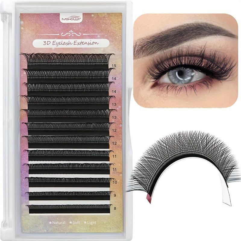 YY Shape 8 15mm Mixed Length Volume False Eyelashes