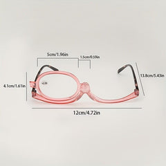 4PCS Tweezers & 10x Makeup Magnifying Mirror & 2 in 1 Makeup Glasses