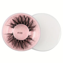 10 Boxes Mink Hair False Eyelashes Thick Natural Messy Fried Hair Eye Lashes