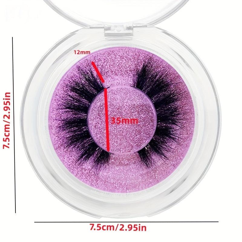 10 Boxes Mink Hair False Eyelashes Thick Natural Messy Fried Hair Eye Lashes