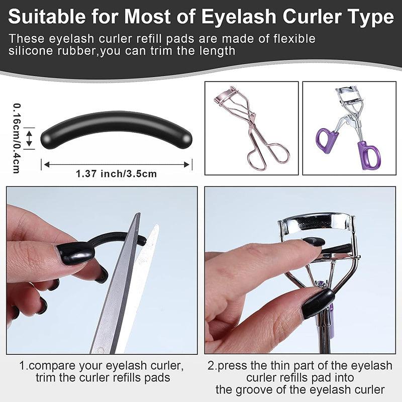 20 Eyelash Curler Refills Pads Soft Replacement for Universal Curler