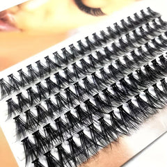 3 Boxes Lash Clusters 100pcs Mixed Individual Lash Extension Soft Natural Look