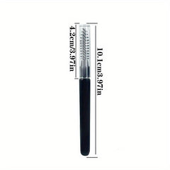 Portable Mascara Brush with Protective Cap for Eyelash Extensions