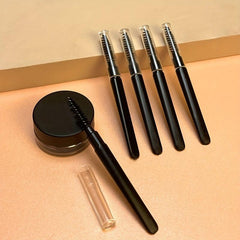 Portable Mascara Brush with Protective Cap for Eyelash Extensions