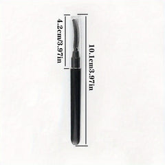 Portable Mascara Brush with Protective Cap for Eyelash Extensions