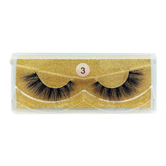 20 Pairs Mink Eyelashes Natural Curly Lashes Thick Volume Pack