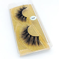 20 Pairs Mink Eyelashes Natural Curly Lashes Thick Volume Pack