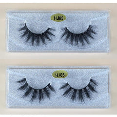 30 Pairs 3D Mink Lashes Fluffy Full False Eyelashes Pack Makeup Bulk