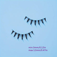 5 Pairs Manga Lashes Thick Natural Look Eyelashes Extension