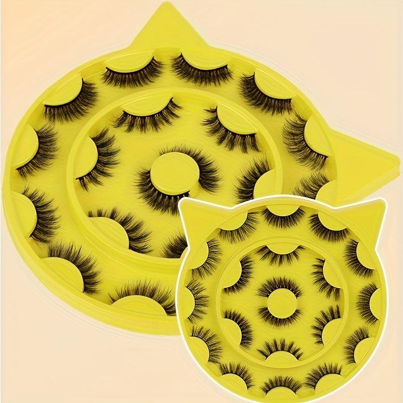 10 Pairs False Eyelashes 3D Thick Volume Natural Look