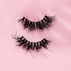 6D Volume Eyelashes 7 Pairs Natural Curl 20mm Fluffy False Eyelashes
