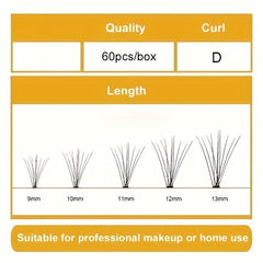 6 Boxes Lash Clusters 8 13MIX DIY Eyelash Extensions Natural Long Thick Individu