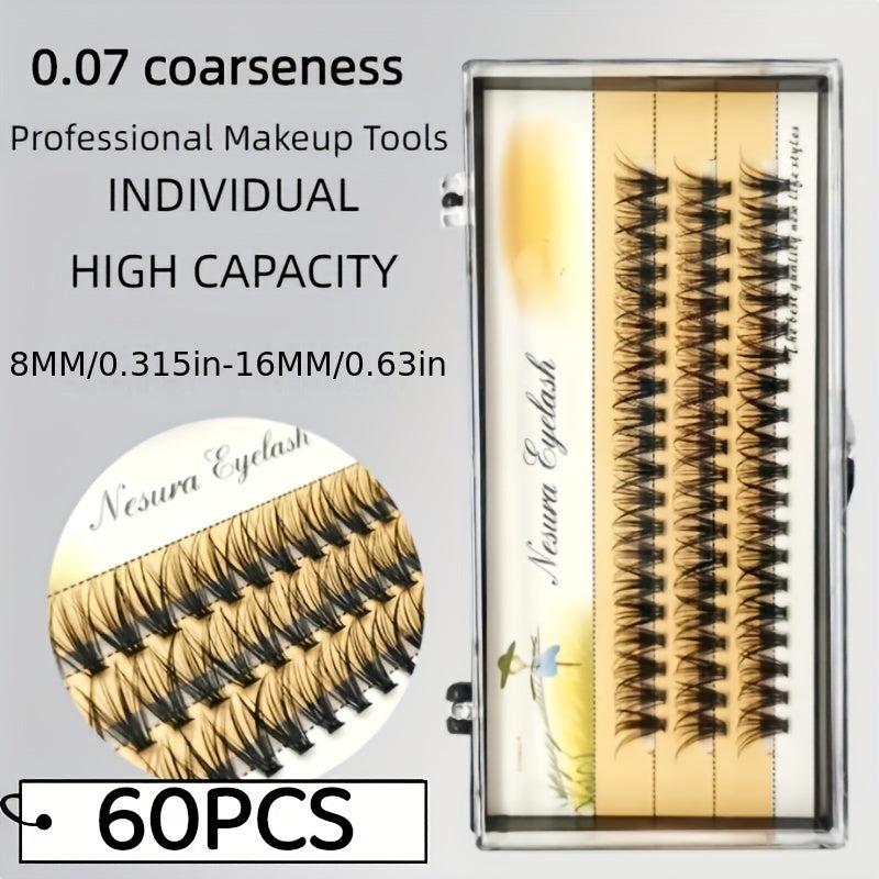 6 Boxes Lash Clusters 8 13MIX DIY Eyelash Extensions Natural Long Thick Individu
