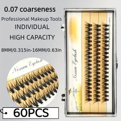 6 Boxes Lash Clusters 8 13MIX DIY Eyelash Extensions Natural Long Thick Individu