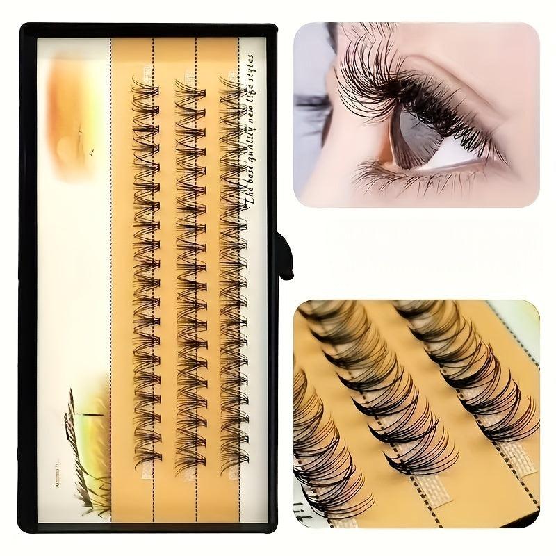 6 Boxes Lash Clusters 8 13MIX DIY Eyelash Extensions Natural Long Thick Individu