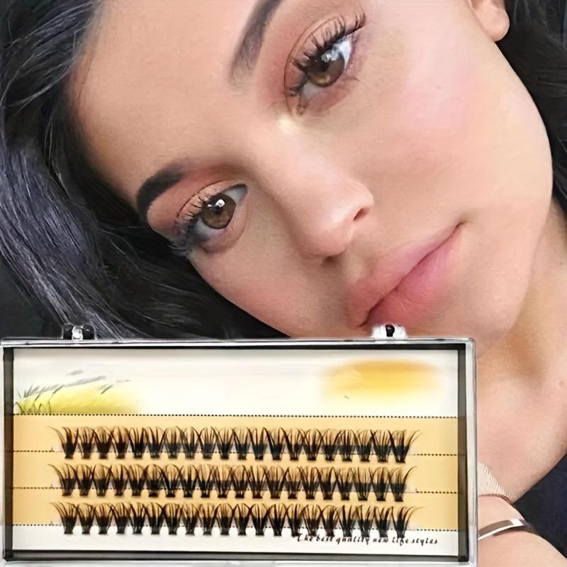 6 Boxes Lash Clusters 8 13MIX DIY Eyelash Extensions Natural Long Thick Individu