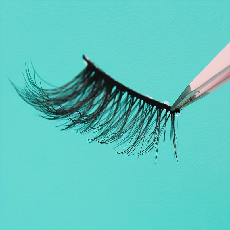 10 Pairs Half False Eyelashes Soft Wispies Fanned & Natural Curve Light & Fluffy