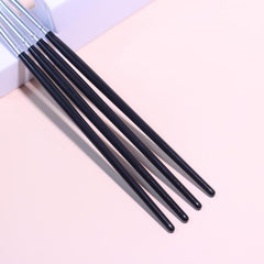 4Pcs Eyeliner Smudge Brush Pencil Soft Makeup Tool Natural Soft Horse Hair Eyesh