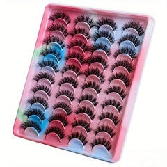 20 Pairs 3D Layer Fluffy False Eyelashes Natural Volume Thick Lashes Extension