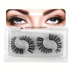 2 Pairs 5D Layer False Eyelashes Thick Eye Lashes