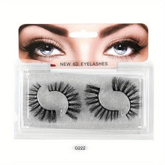 2 Pairs 5D Layer False Eyelashes Thick Eye Lashes