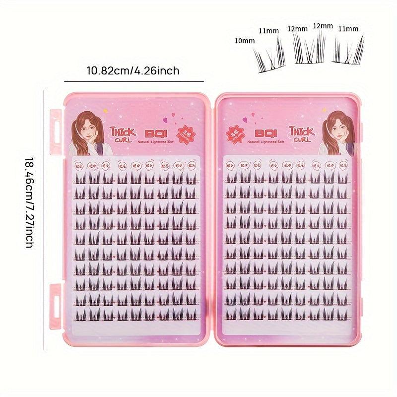 Cat Eye Elf Eyelashes Individual Cluster False Eyelashes Natural Makeup