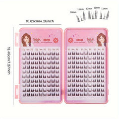 Cat Eye Elf Eyelashes Individual Cluster False Eyelashes Natural Makeup