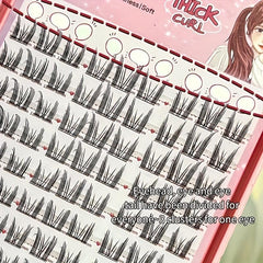 Cat Eye Elf Eyelashes Individual Cluster False Eyelashes Natural Makeup