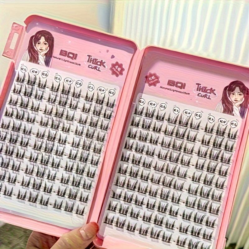 Cat Eye Elf Eyelashes Individual Cluster False Eyelashes Natural Makeup
