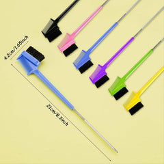 6pcs Eyebrow Brush Set for Groomed Brows & Lashes Random Colors