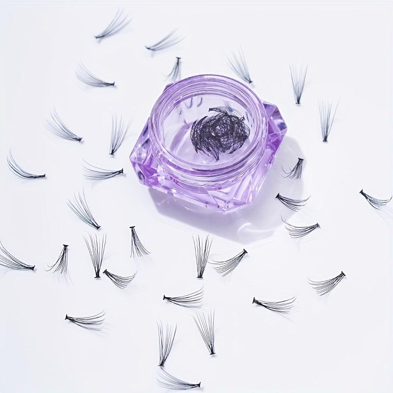 Fluffy Cluster Eyelashes Thick Volume Wispy Fishtail Style Grafting False Lashes