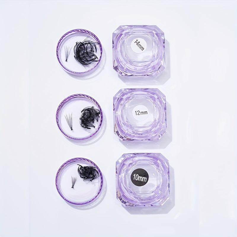 Fluffy Cluster Eyelashes Thick Volume Wispy Fishtail Style Grafting False Lashes