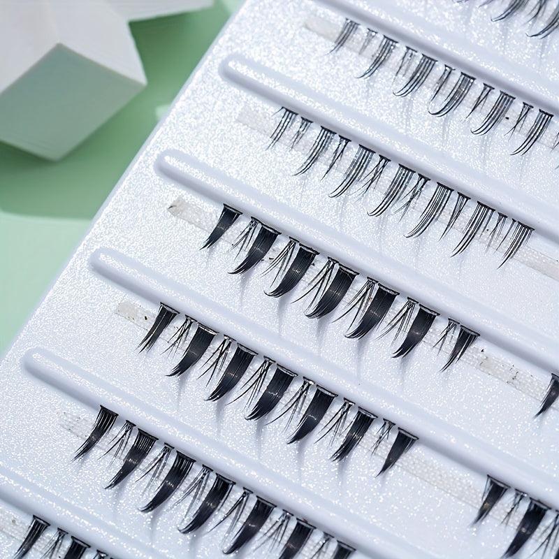 Natural Eyelash Extensions 260 Pcs Wispy Cluster Lashes Pack