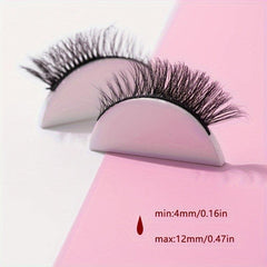 7 Pairs 5D Curly Fluffy Cross False Eyelashes 12mm