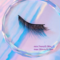 5 Pairs Cat Eye Lashes Eyelashes Winged End Eye Long Natural Full Strip Lashes