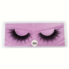 10 Pairs Natural 3D Mink False Eyelashes Long Thick And Soft
