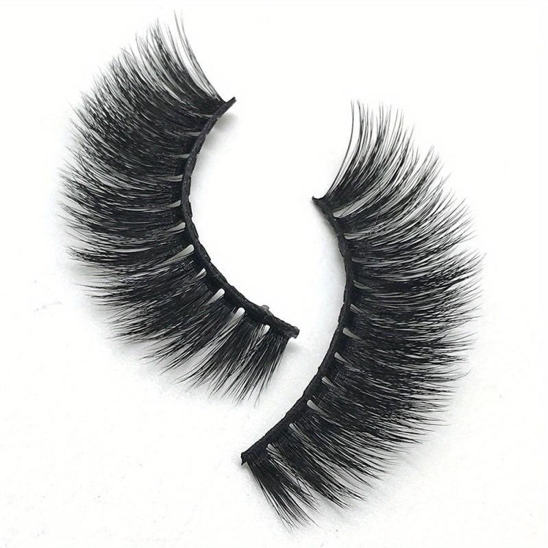 5 Pairs Fluffy Wispy 3D Eyelashes Extension Natural Volume Lashes for Makeup Use